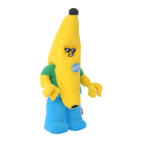 Manhattan Toy Banana Guy plush with embroidered features for durable, cuddly play.