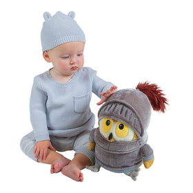 Manhattan Toy Knight Owl bedtime companion supports soothing routines