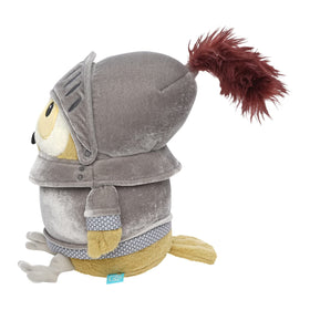 Manhattan Toy Knight Owl embroidered eyes add charm for imaginative pretend play