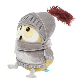 Manhattan Toy Knight Owl velveteen fabric offers plush softness for comforting hugs