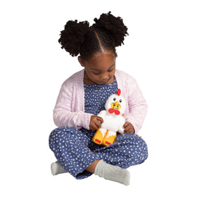 Manhattan Toy Lego Minifigure Chicken Suit Guy 9-inch plush durable construction for lasting play