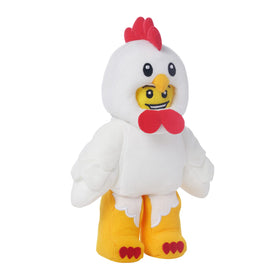 Manhattan Toy Lego Minifigure Chicken Suit Guy 9-inch plush embroidery details add charm