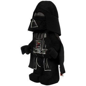 Darth Vader plush stands 14 inches tall for shelf display.