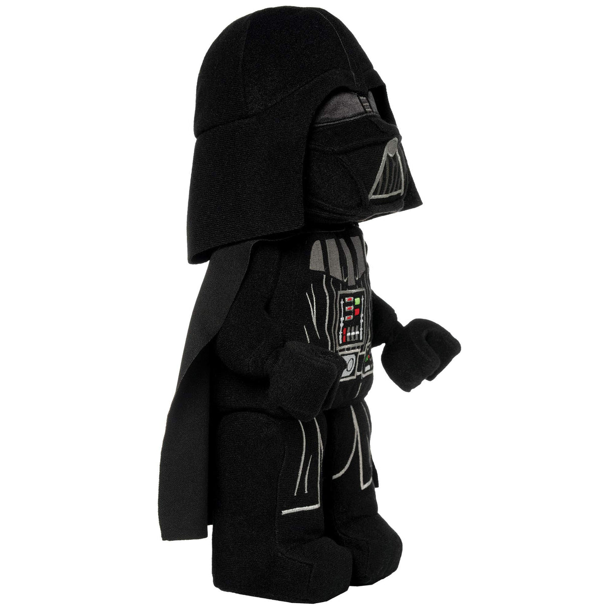 Darth Vader plush with embroidered features for durable, lifelike detail.