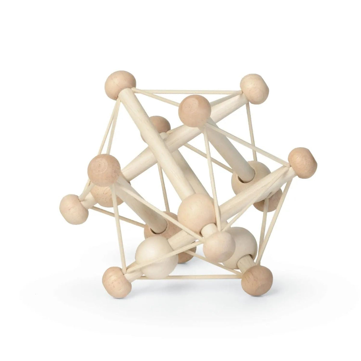Manhattan Toy Skwish Natural Rattle and Teether offers multi-sensory engagement for babies.