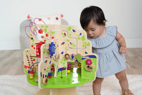 Manhattan Toy Tree Top Adventure promotes seated play for younger toddlers