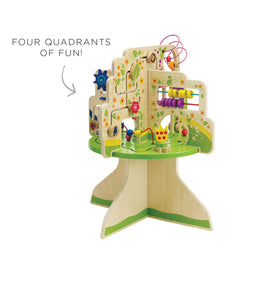 Manhattan Toy Tree Top Adventure springy flower provides tactile interaction