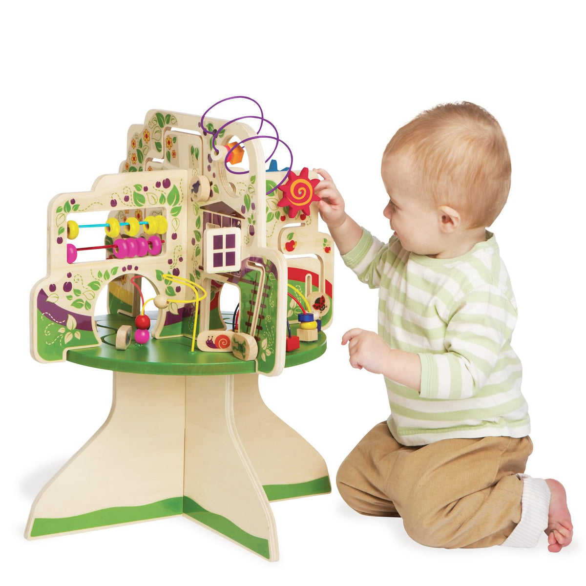 Manhattan Toy Tree Top Adventure sturdy wooden structure for durable play