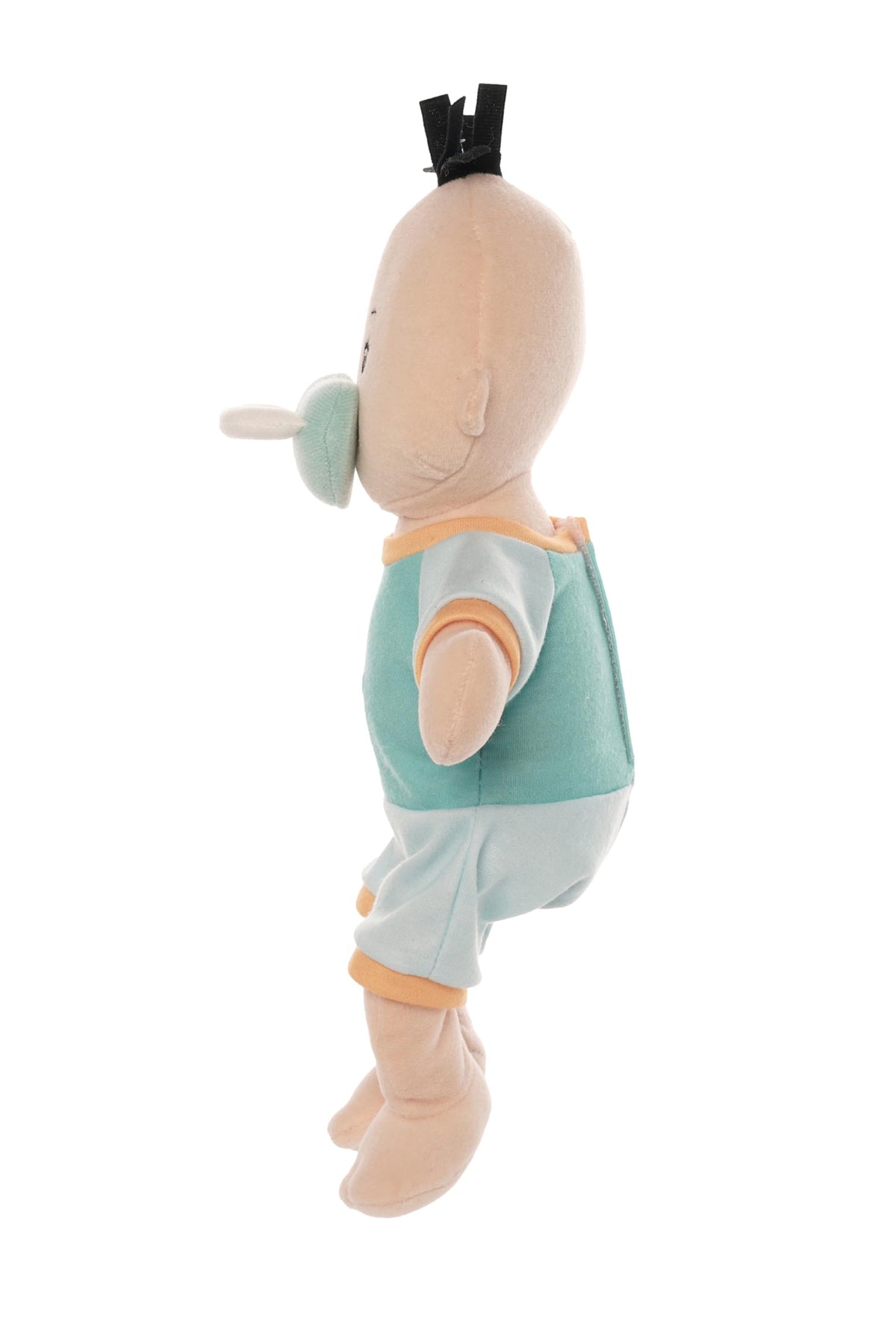 Manhattan Toy Wee Baby Fella weighted bottom enables stable independent sitting during play.