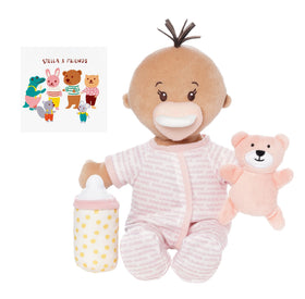 Manhattan Toy Wee Baby Stella magnetic bottle offers realistic feeding play and care.