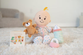Manhattan Toy Wee Baby Stella magnetic pacifier for realistic care moments