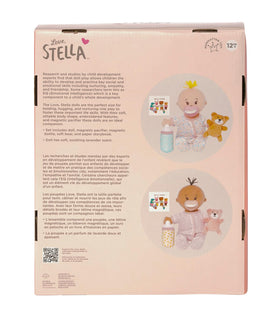 Manhattan Toy Wee Baby Stella soft bear and paper storybook for cozy bedtime role play.