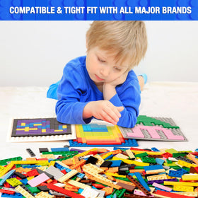 MANNIDOO Classic Moc9 1x4 tiles enable versatile flat panels for layouts.