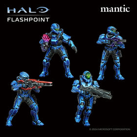 mantic Halo Flashpoint detailed miniatures ready for intense two-player skirmishes