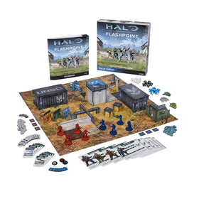 Mantic Halo Flashpoint Recon Edition cover featuring Spartan officers ready for tactical play.