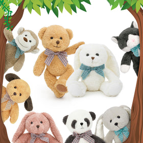 MaoGoLan 13-inch dog plush for cozy cuddles and kid gifts.