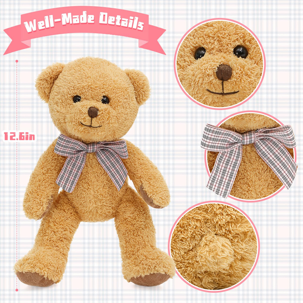 MaoGoLan 13-inch Easter bunny plush for Easter baskets.