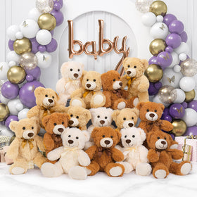 MaoGoLan 14-inch plush teddy bear is perfect for hugs and play.