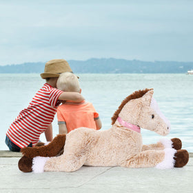 MaoGoLan 4ft horse plush suited for birthdays and holidays.