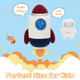 MaoGoLan astronaut plush, 4.33-inch, perfect for interactive space missions and storytelling.