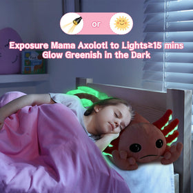 MaoGoLan black axolotl baby plush for playful storytelling.
