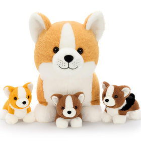 MaoGoLan baby corgi plush puppy 1, soft and safe for cuddles.