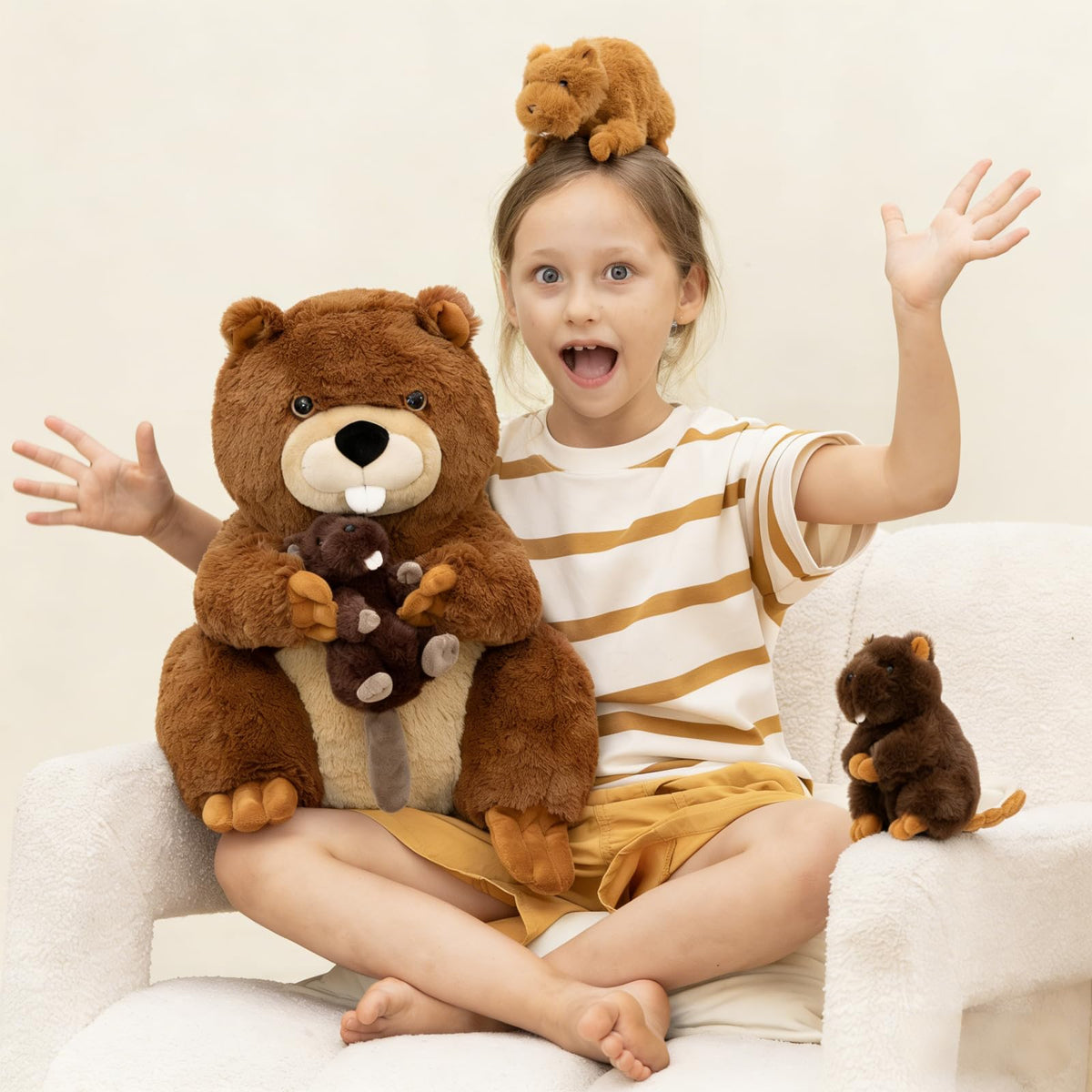 MaoGoLan four-piece beaver gift set for woodland-loving gift idea