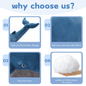 MaoGoLan whale decor accent adding color to bedrooms.