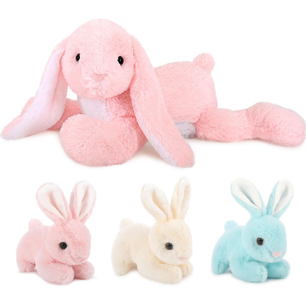 MaoGoLan plush bunny suitable for bedtime routine and playroom decor.