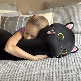 MaoGoLan big kitten plush for kids offering soft cuddle comfort.