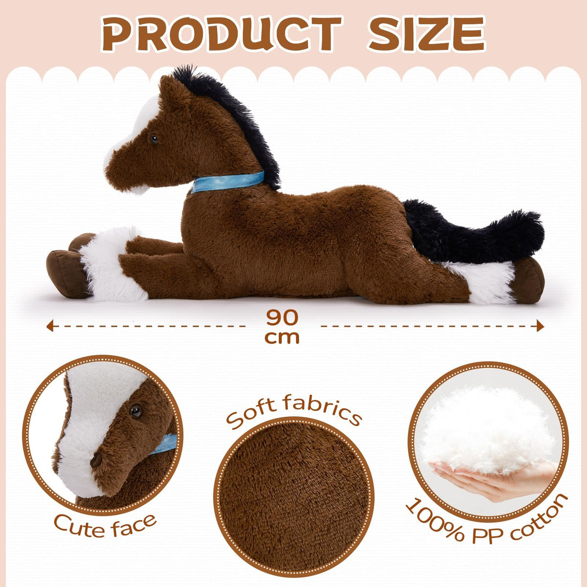 MaoGoLan care-friendly plush with zipper for easy washing