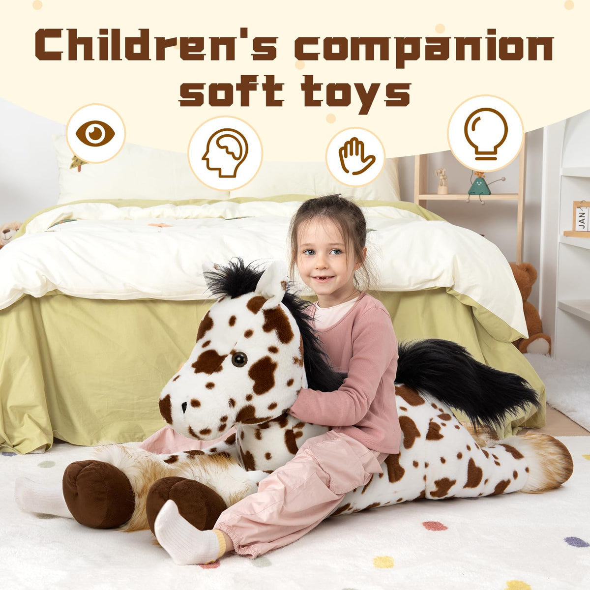 MaoGoLan cozy plush companion ideal for kids' naps and seating.