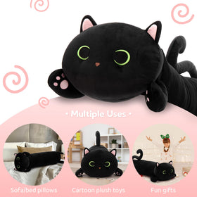 MaoGoLan decorative cat plush adds whimsy to room decor.