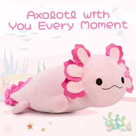 MaoGoLan decorative axolotl fits cozy bedroom corners