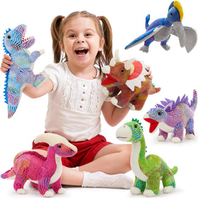 Maogolan dino squad triceratops plush: durable play and display-friendly decor.