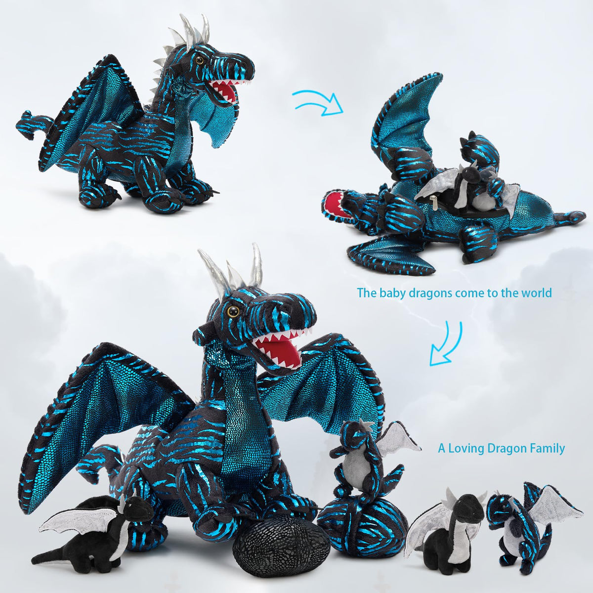 MaoGoLan dragon egg 2 plush ready for storytelling adventures