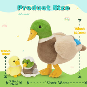 MaoGoLan colorful duck-family set ideal for party decor and gifts.