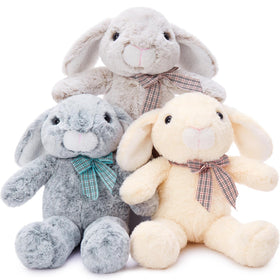 MaoGoLan Easter bunny plush 14-inch set for festive decor and hugs