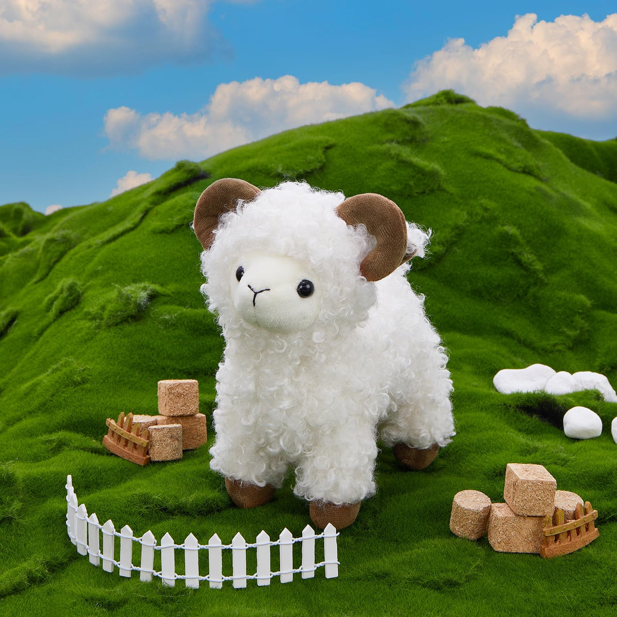 MaoGoLan Easter horse plush, lightweight pal for travel friends and storytime adventures.