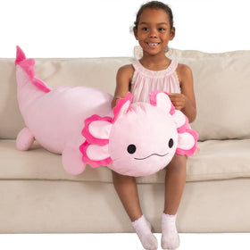 MaoGoLan educational axolotl plush sparks curiosity about amphibians