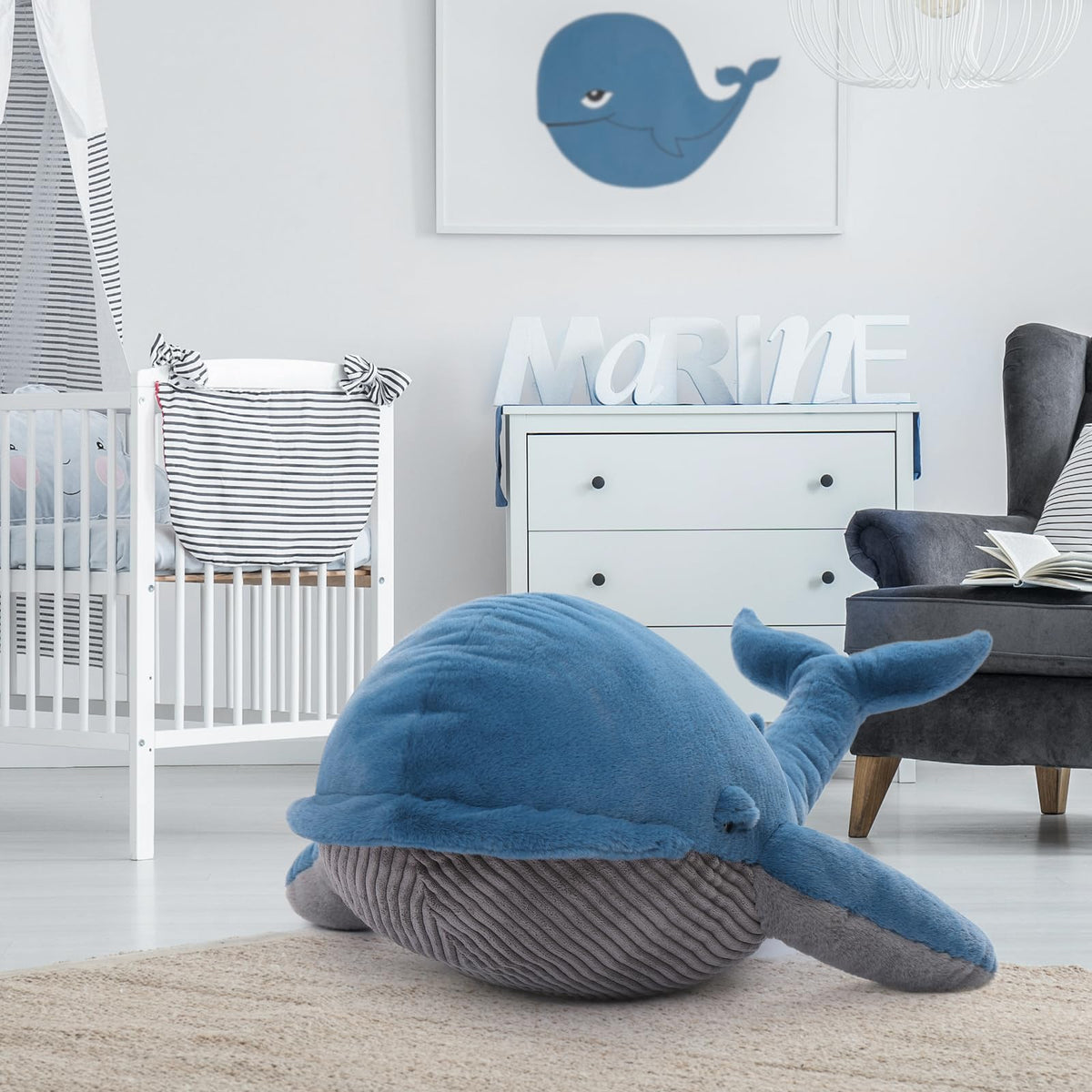 MaoGoLan whale companion for family play and storytelling.