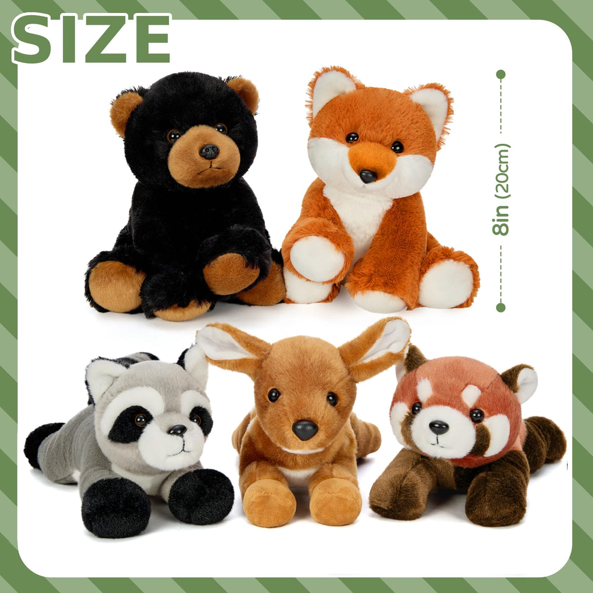 MaoGoLan forest animal plush set adds cozy decor and snuggles