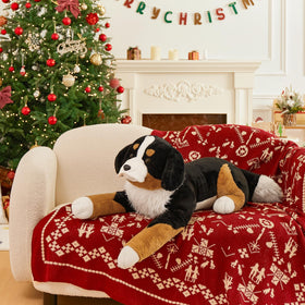 MaoGoLan giant Bernese plush, care-focused image, easy maintenance and long-lasting softness
