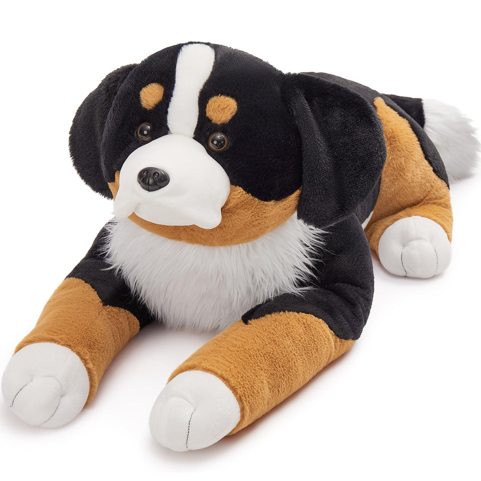 MaoGoLan giant Bernese plush, front view, ideal cuddle partner for kids and adults