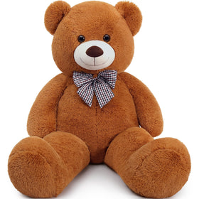 MaoGoLan giant brown teddy bear 4 feet creates a dramatic cuddly centerpiece.