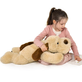 MaoGoLan 31 inch giant dog plush, ideal for couch cuddles and comforting hugs
