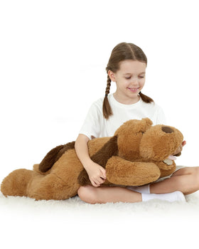 MaoGoLan giant dog plush 31inch, heartwarming gift for loved ones.