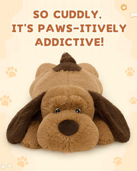 MaoGoLan giant dog plush 31inch, storytime companion for imaginative play.