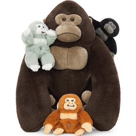 MaoGoLan giant gorilla plush, 19.6 inches, soft cuddle toy for kids' playtime.