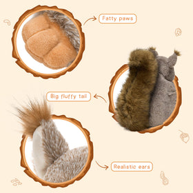 MaoGoLan gift-ready packaging with plush squirrel, ideal for celebrations.